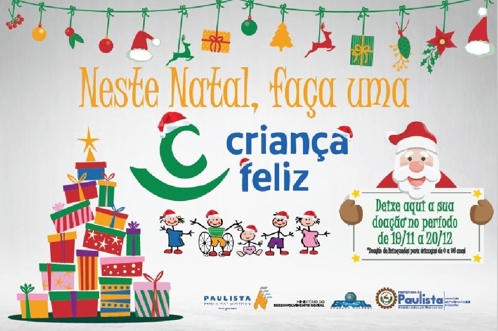 Paulistenses podem proporcionar um Natal mais feliz para as crianças -  Prefeitura do Paulista - Cuidando da cidade, trabalhando pra você.
